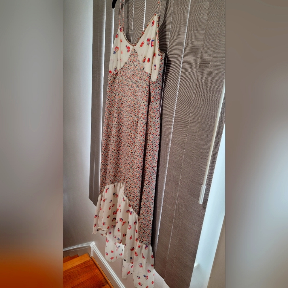 NWOT/ l Love Robson T-strap slip dress